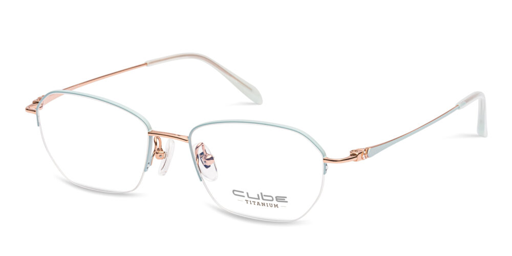 Rose Gold / Powder Blue